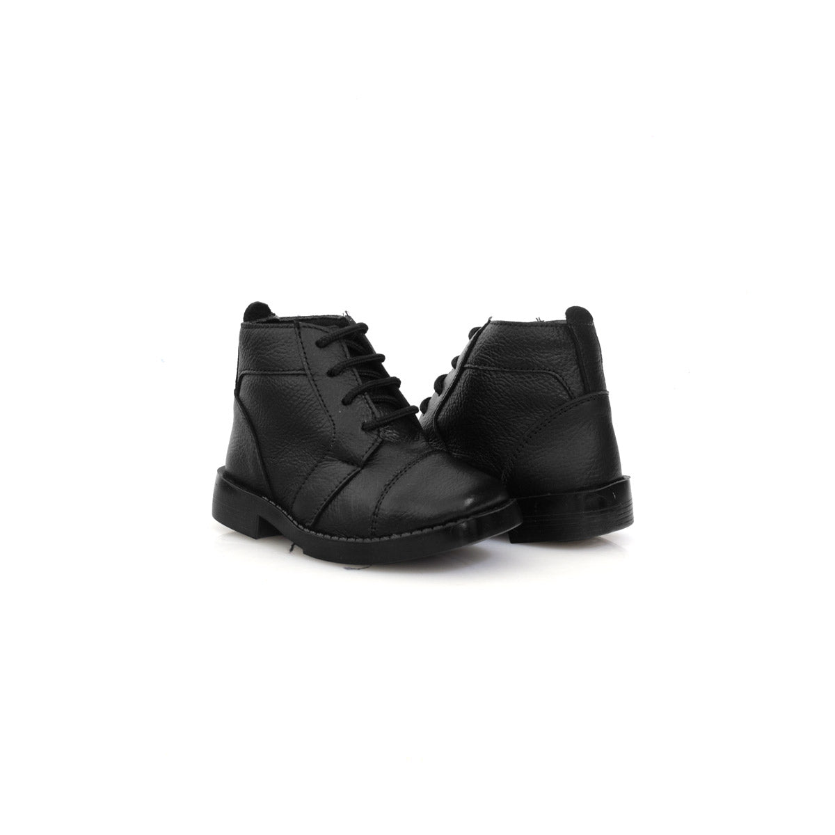 Botina Infantil 13090 COURO PRETO