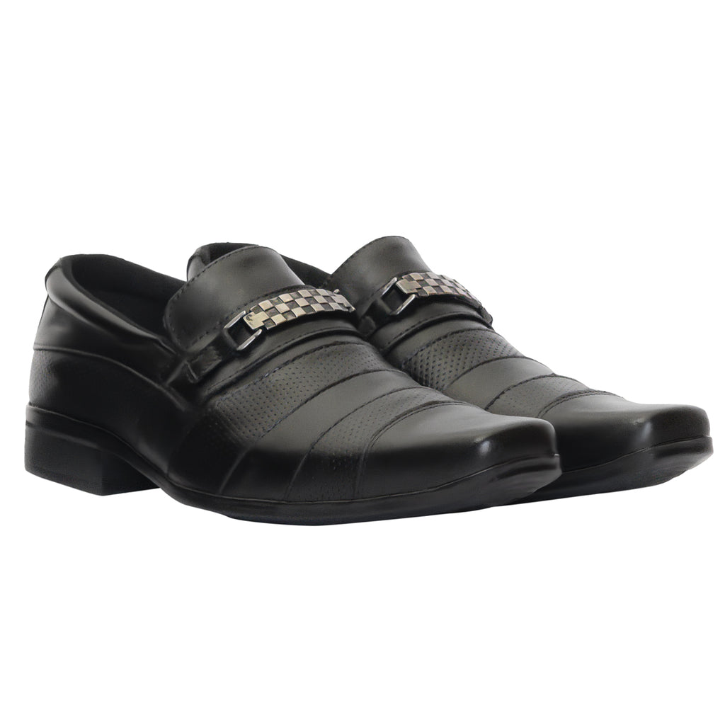 Sapato Social Couro Clássico 3041 COURO PRETO