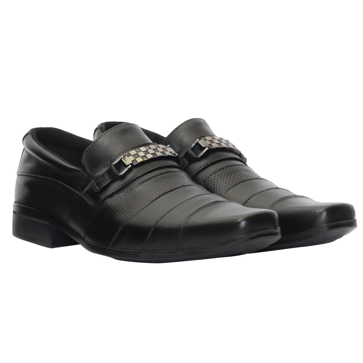 Sapato Social Couro Clássico 3041 COURO PRETO
