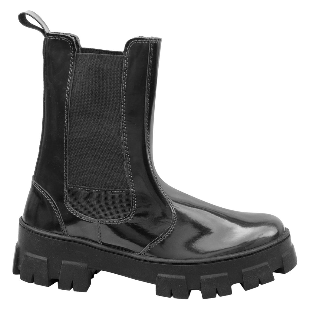 Coturno Tratorado 11020 Verniz Preto