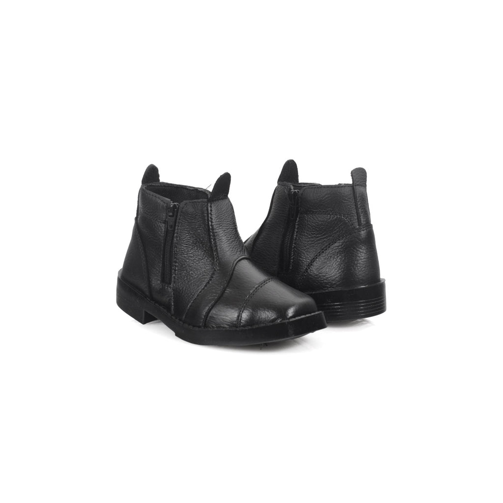 Botina Infantil 13030 COURO PRETO