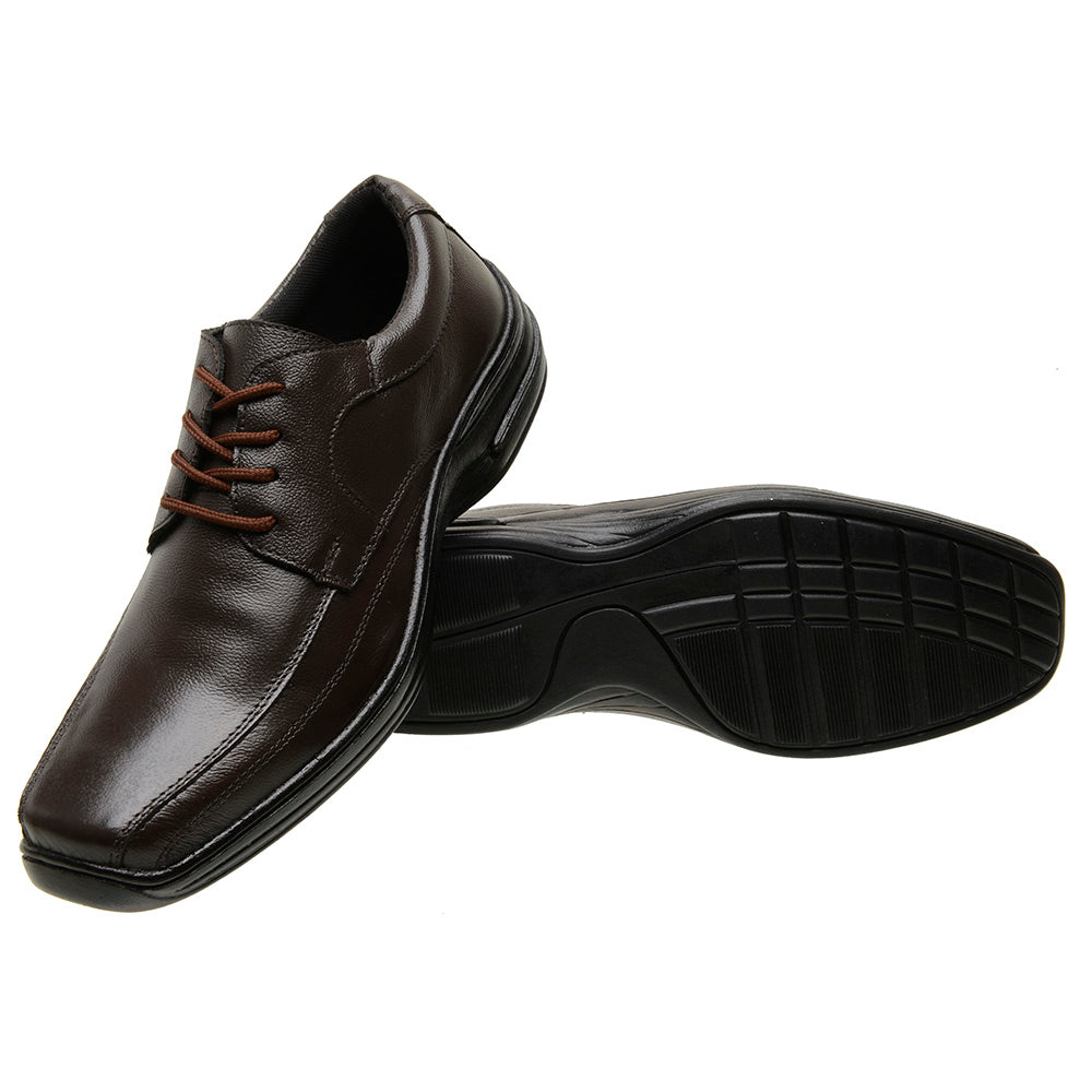 Sapato Social Couro Comfort 5020 COURO CAFE