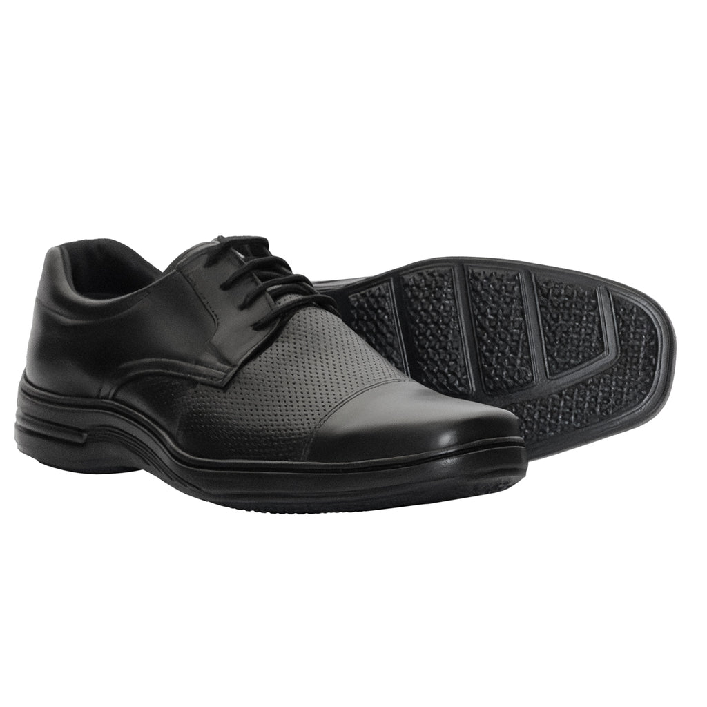 Sapato Social Couro Comfort 5051 COURO PRETO