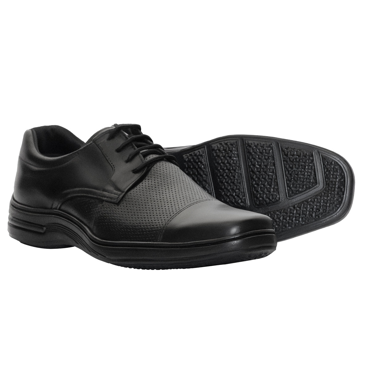 Sapato Social Couro Comfort 5051 COURO PRETO