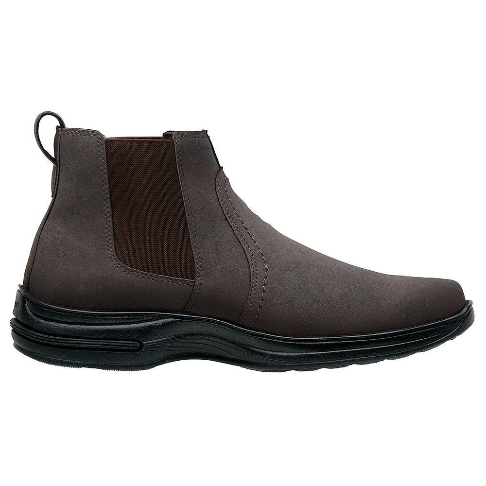 Botina Sintética Comfort 8013 NOBUCK CAFE
