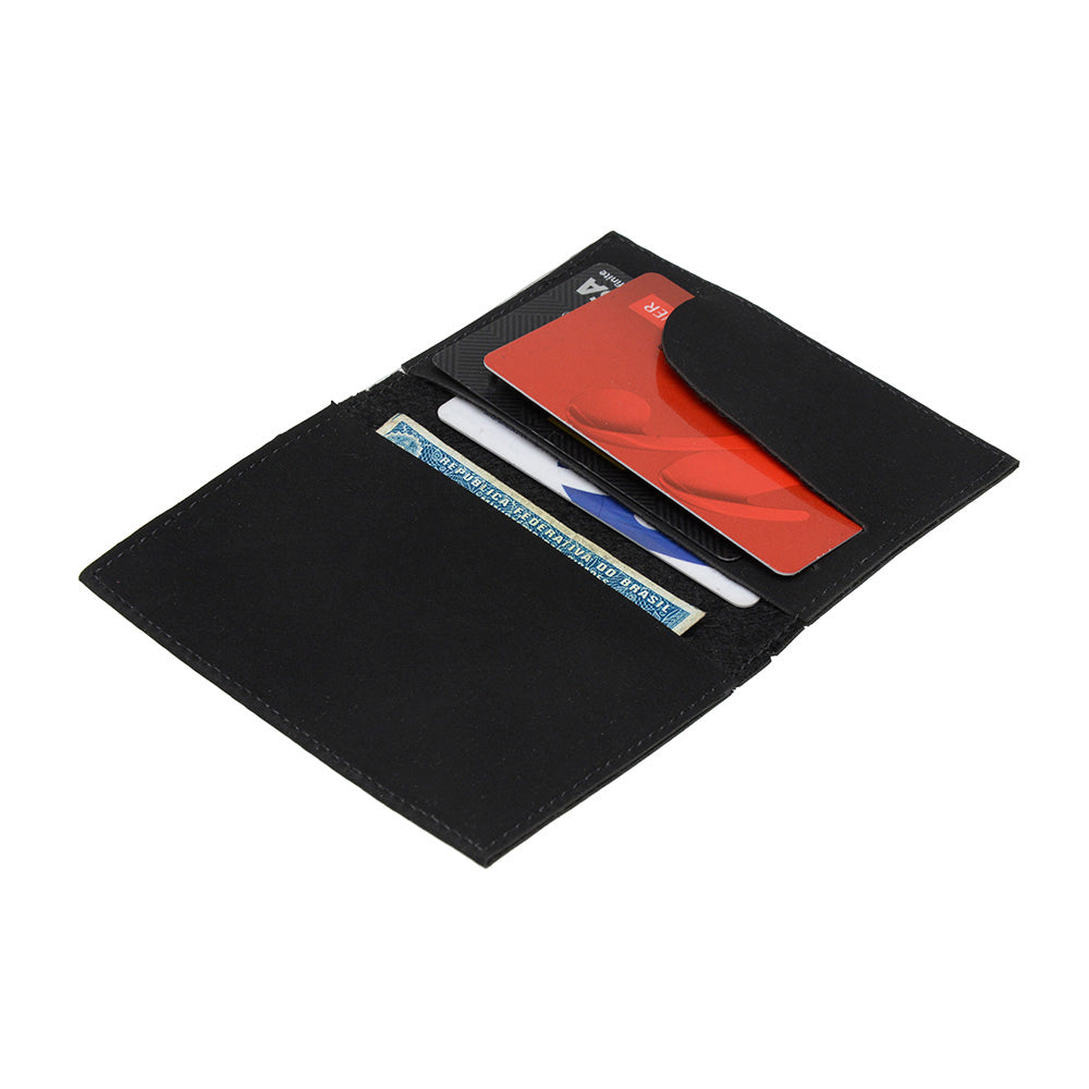 Porta Cartao NOBUCK PRETO