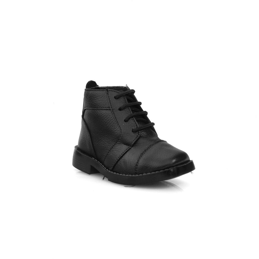 Botina Infantil 13090 COURO PRETO