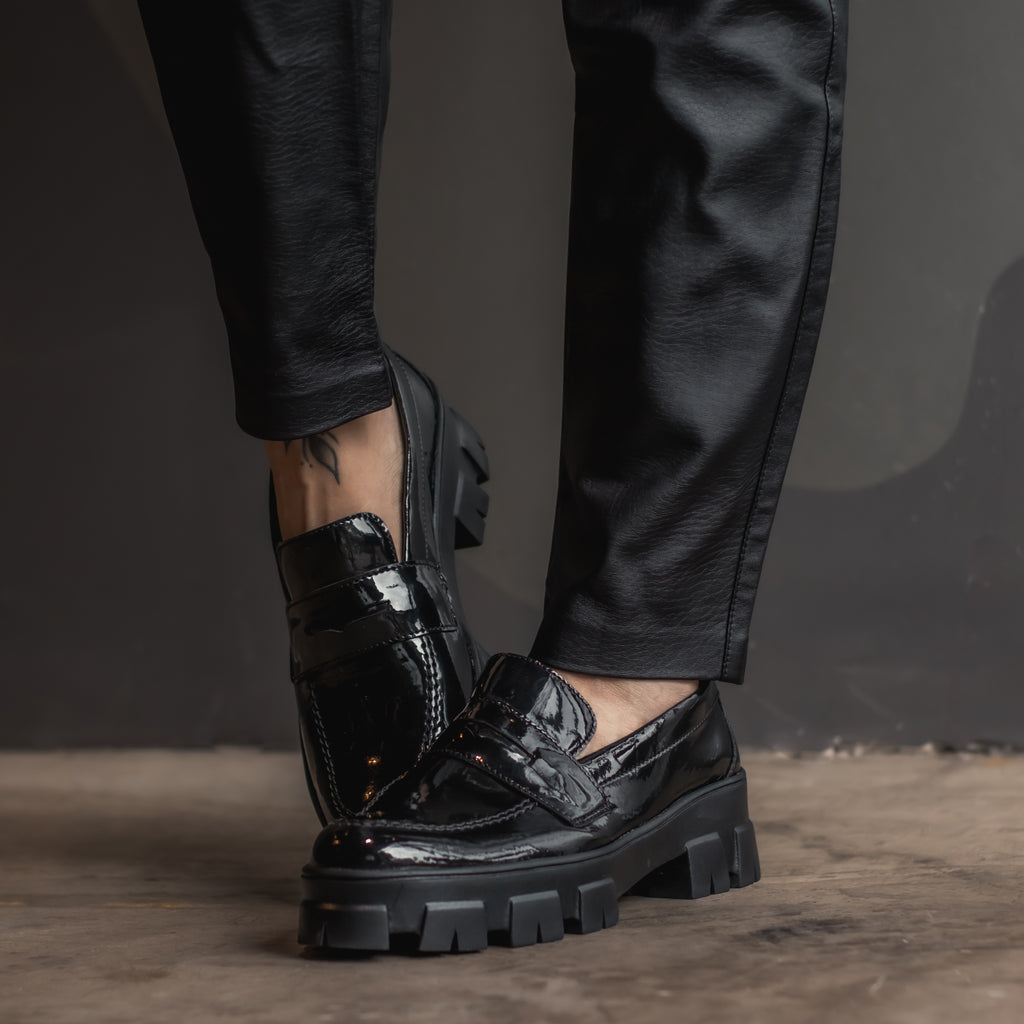 Mocassim Feminino 10023 Verniz Preto