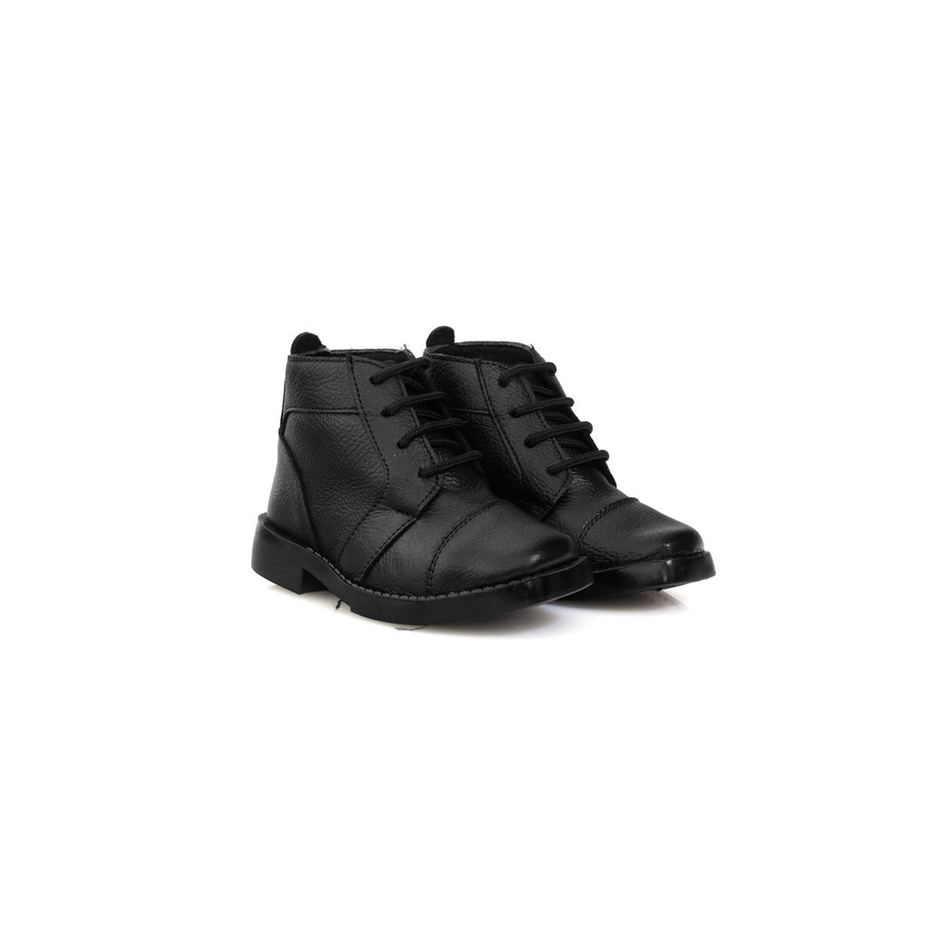 Botina Infantil 13090 COURO PRETO