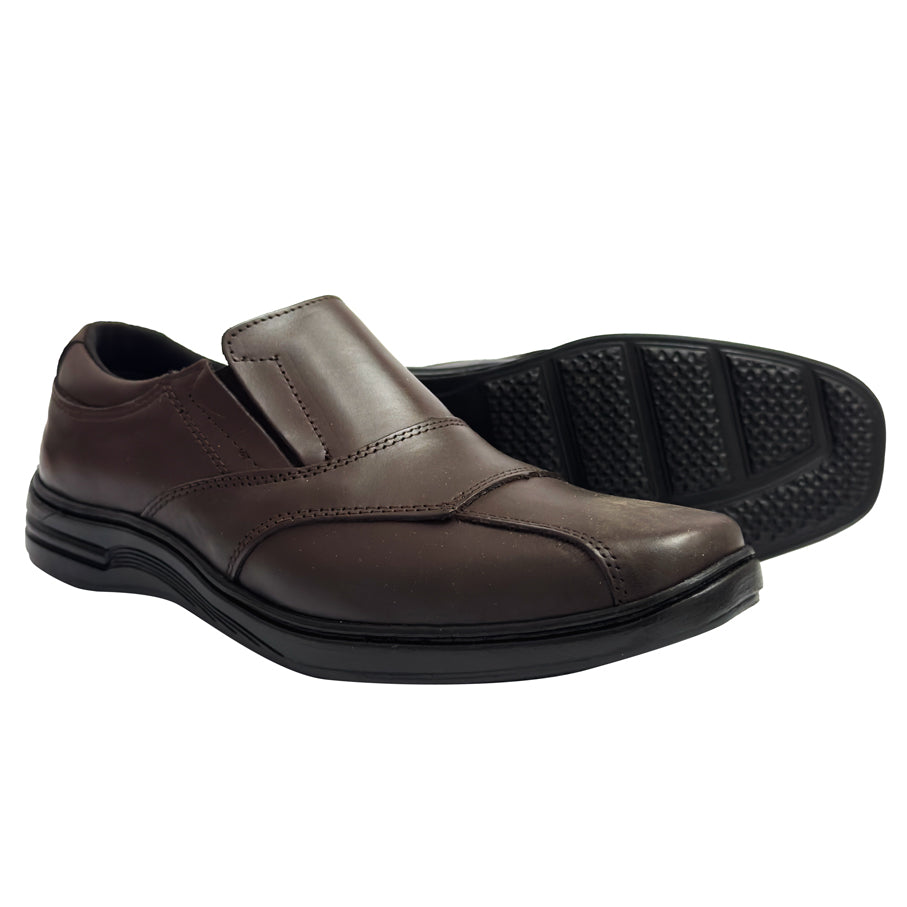 Sapato Social Couro Comfort 5080 COURO CAFE