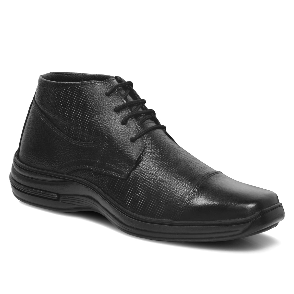 Sapato Social Couro Comfort 5061 COURO PRETO - BOTA
