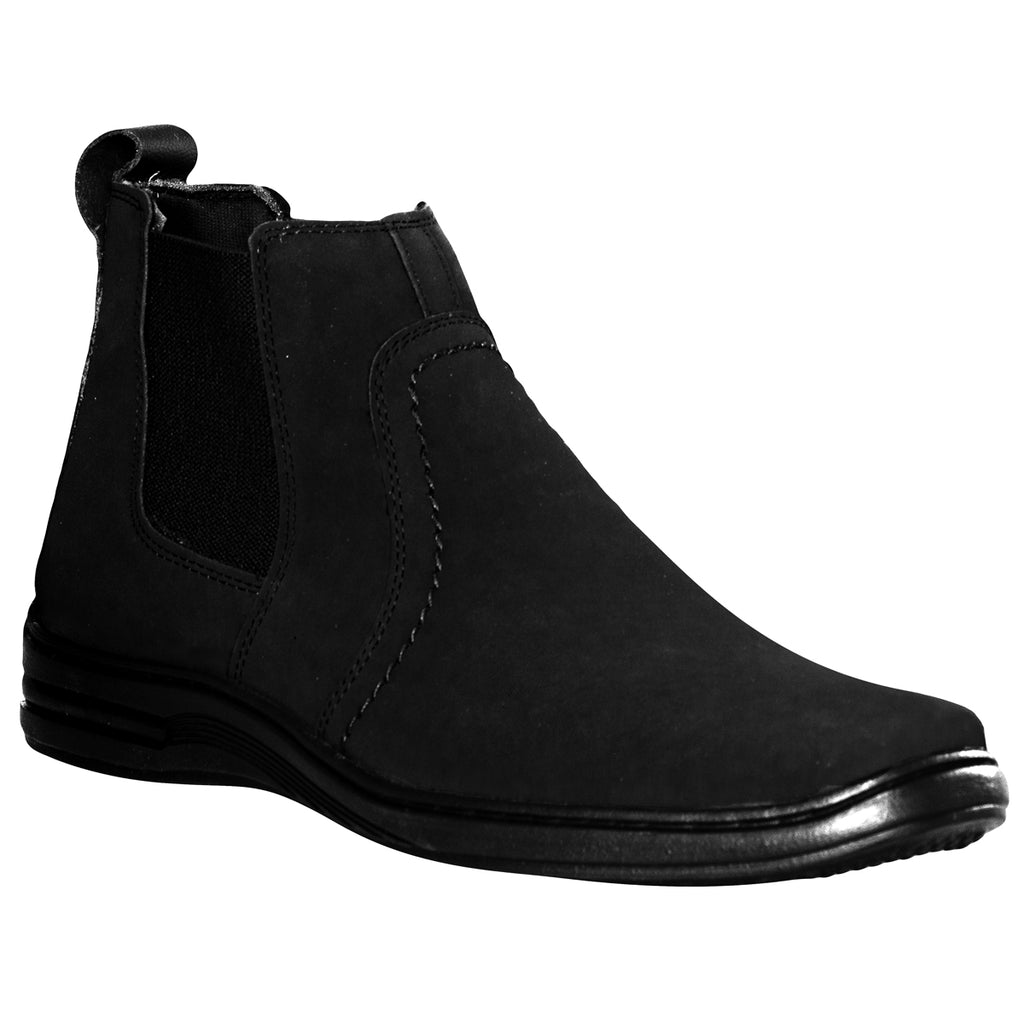 Botina Sintética Comfort 8013 NOBUCK PRETO