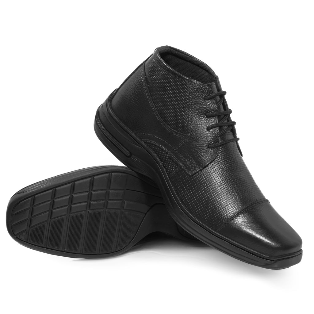 Sapato Social Couro Comfort 5061 COURO PRETO - BOTA