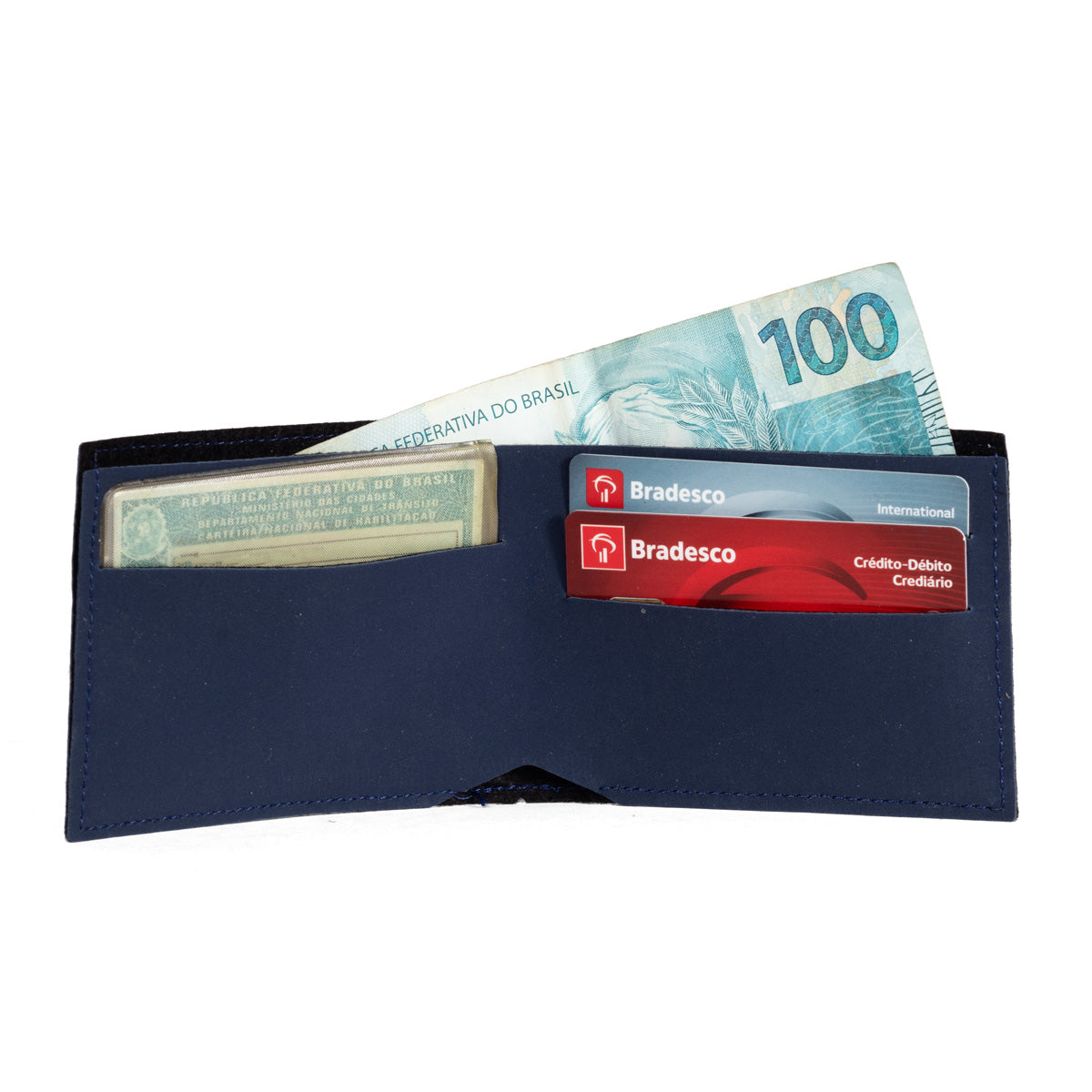 Carteira NOBUCK MARINHO
