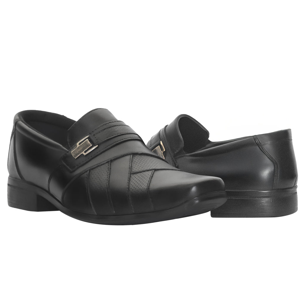 Sapato Social Couro Clássico 3061 COURO PRETO