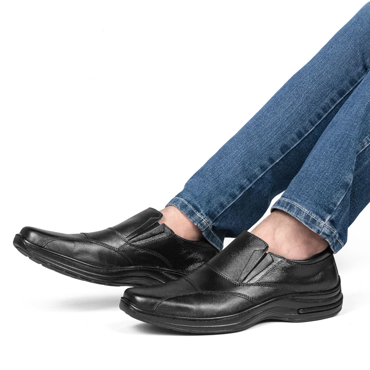 Sapato Social Couro Comfort 5080 COURO PRETO
