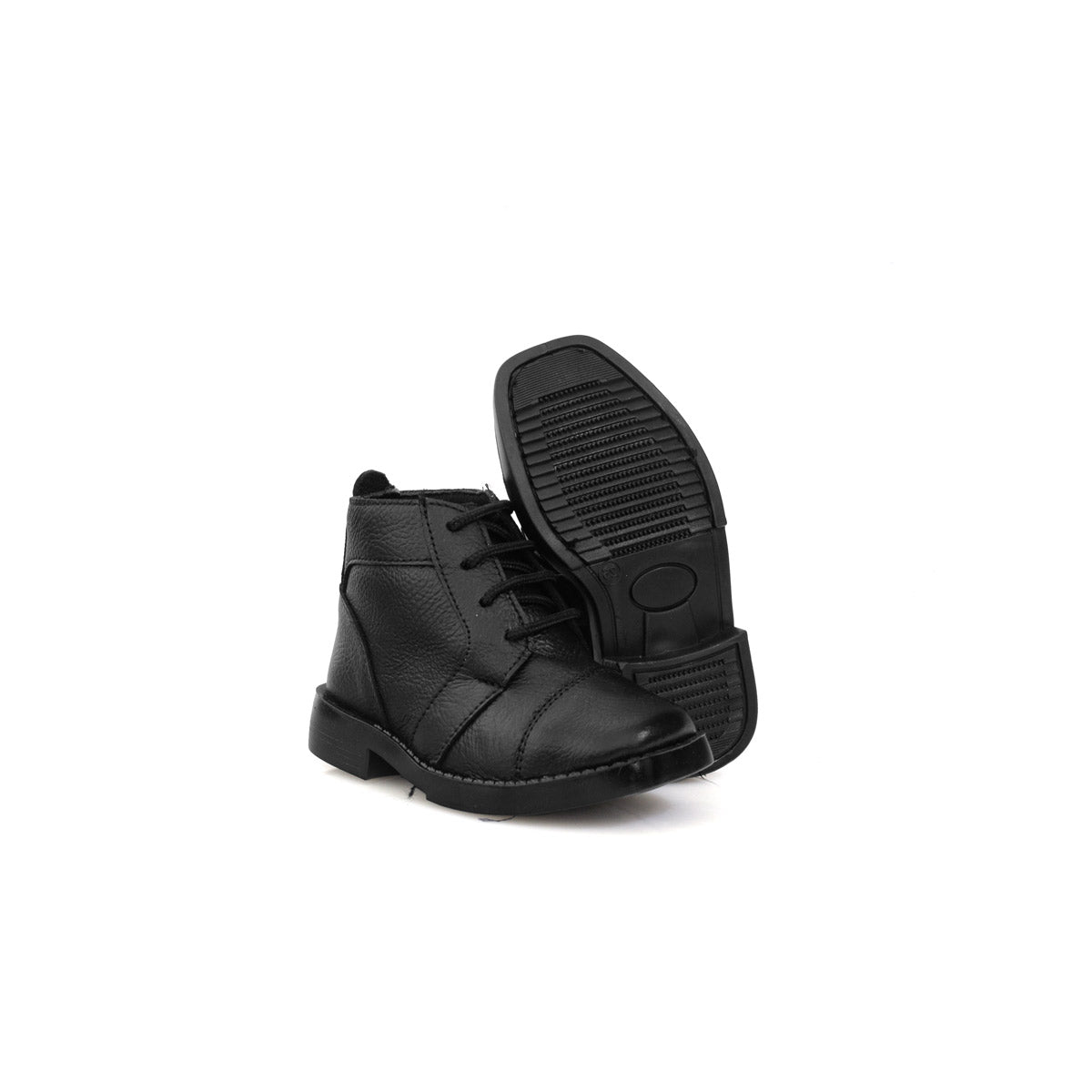 Botina Infantil 13090 COURO PRETO