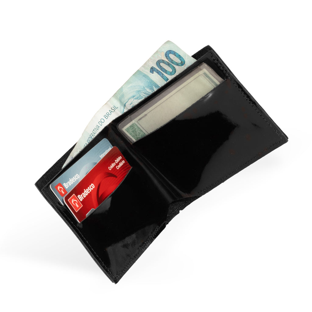 Carteira VERNIZ PRETO