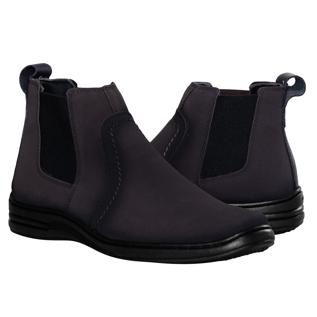 Botina Sintética Comfort 8013 NOBUCK CAFE