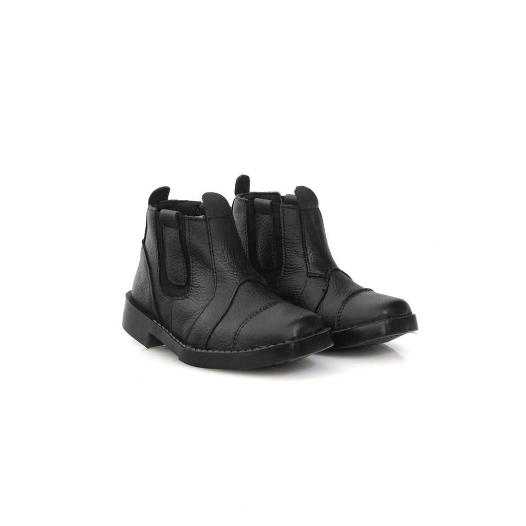 Botina Infantil 13010 COURO PRETO