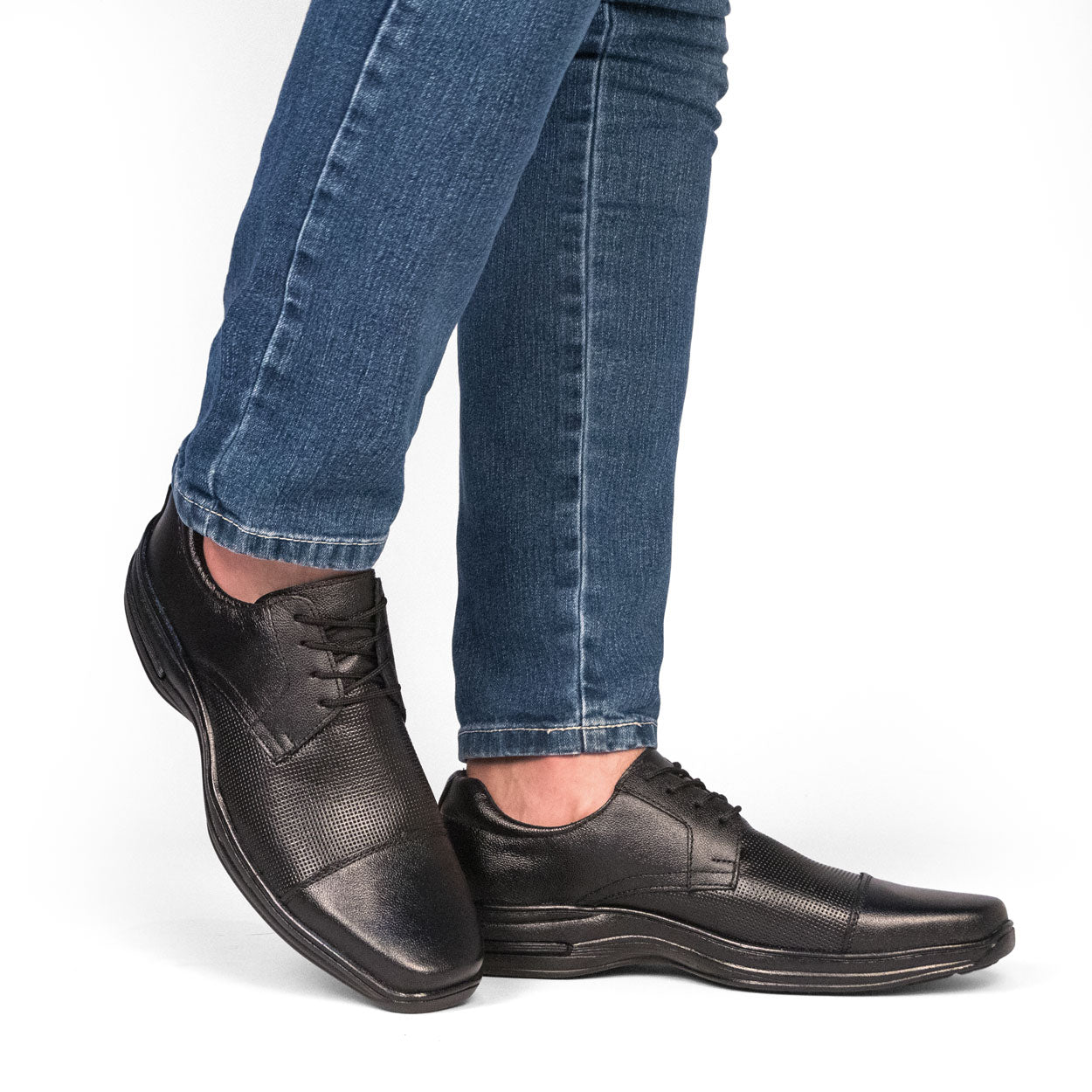 Sapato Social Couro Comfort 5051 COURO PRETO