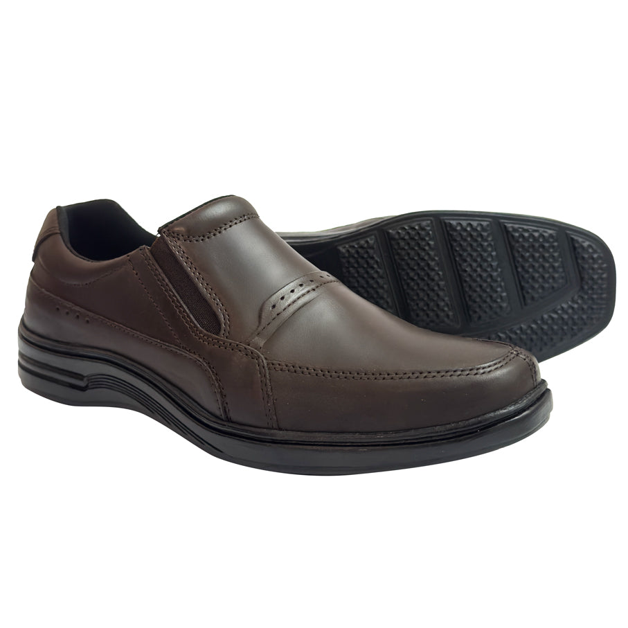 Sapato Social Couro Comfort 5010 COURO CAFE