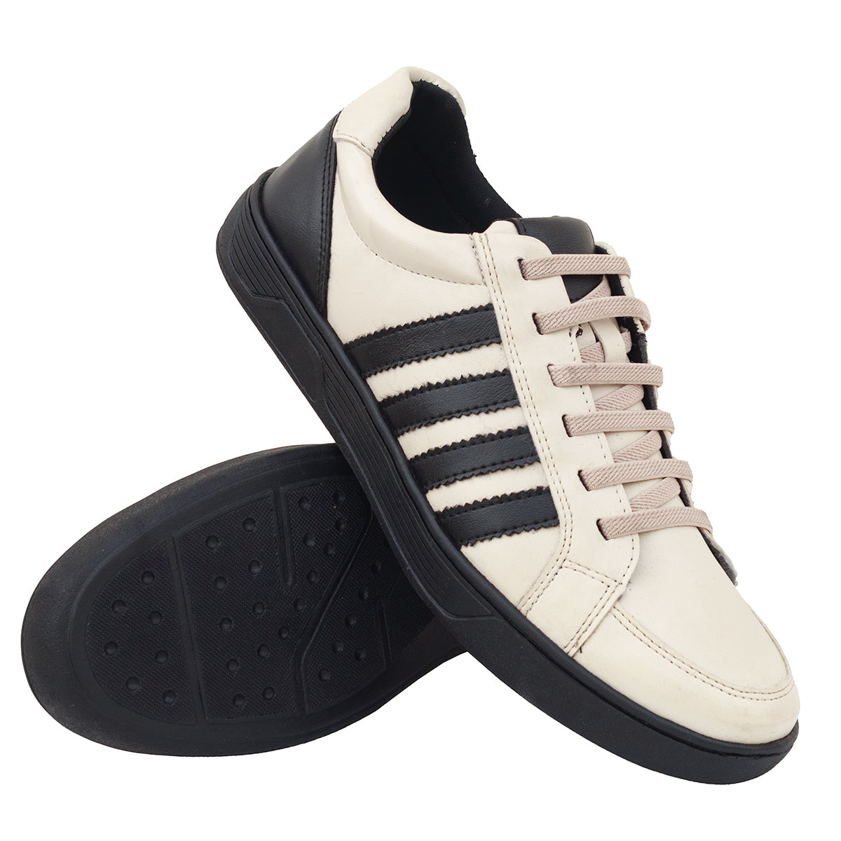 Sapatênis 18010 OFF WHITE-PRETO