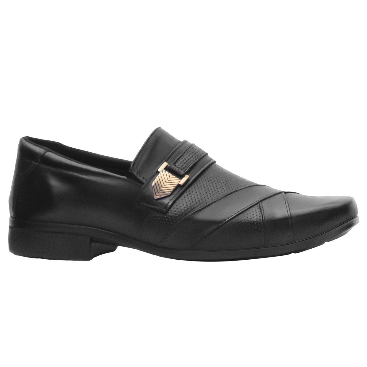 Sapato Social Couro Clássico 3071 COURO PRETO