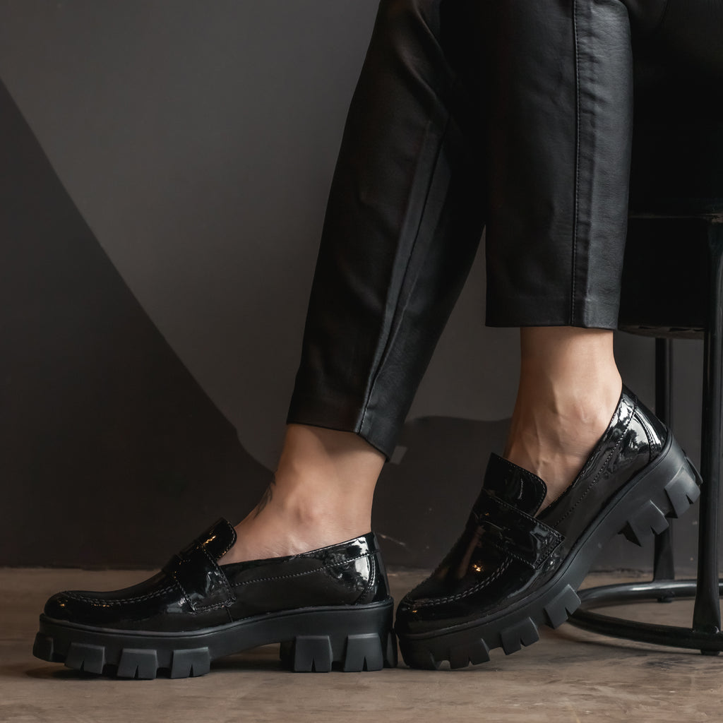 Mocassim Feminino 10023 Verniz Preto