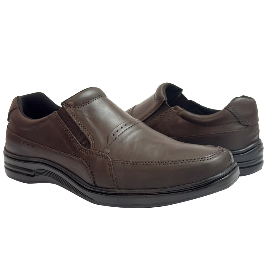 Sapato Social Couro Comfort 5010 COURO CAFE
