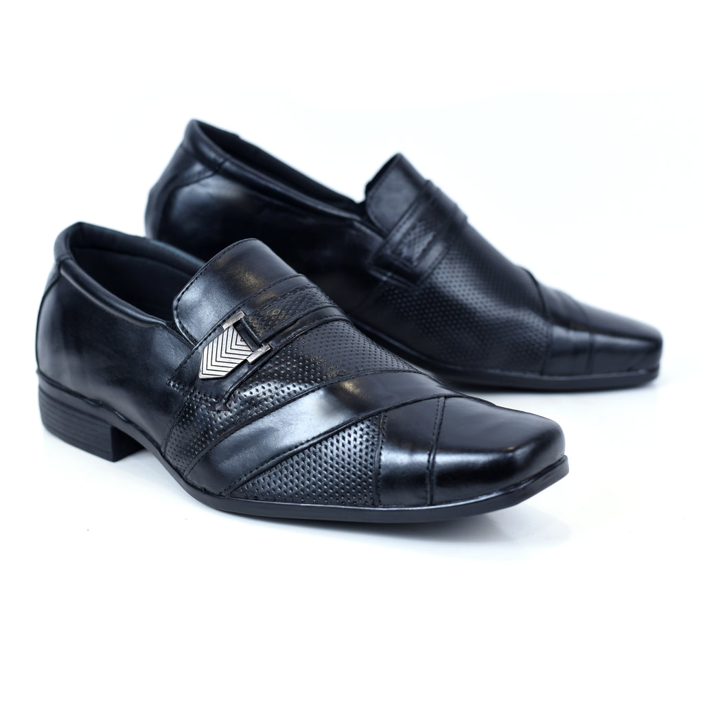 Sapato Social Couro Clássico 3071 COURO PRETO