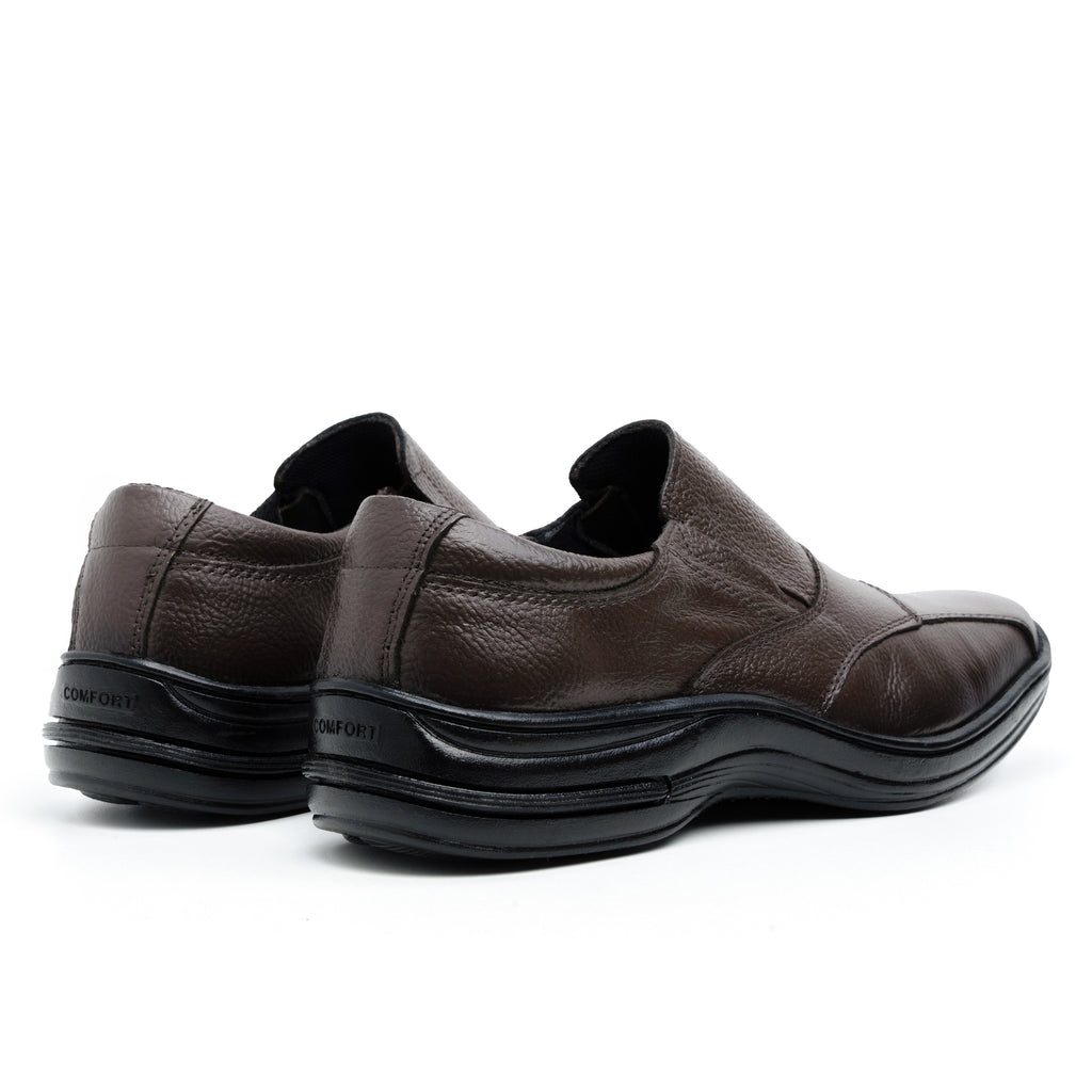 Sapato Social Couro Comfort 5080 COURO CAFE