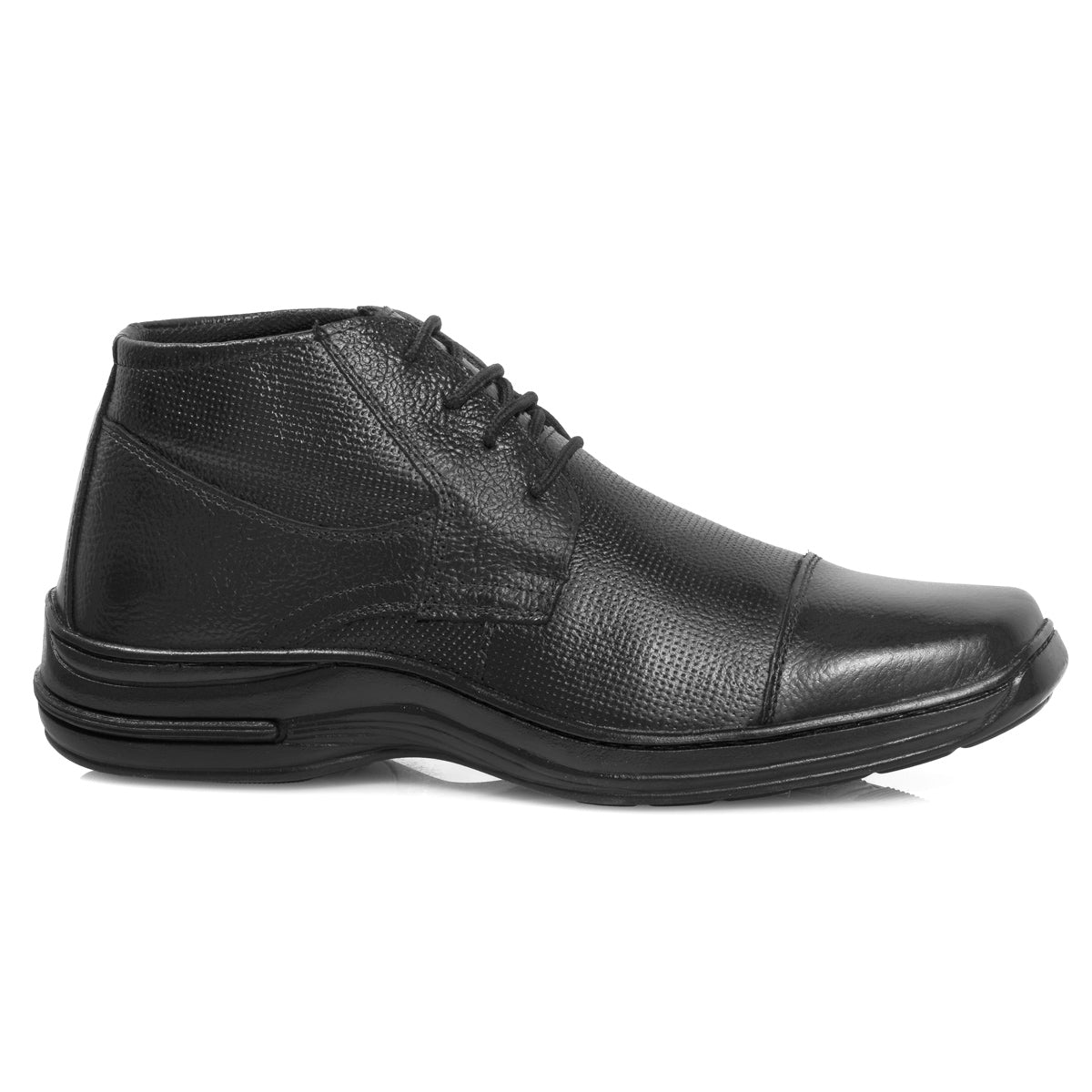 Sapato Social Couro Comfort 5061 COURO PRETO - BOTA