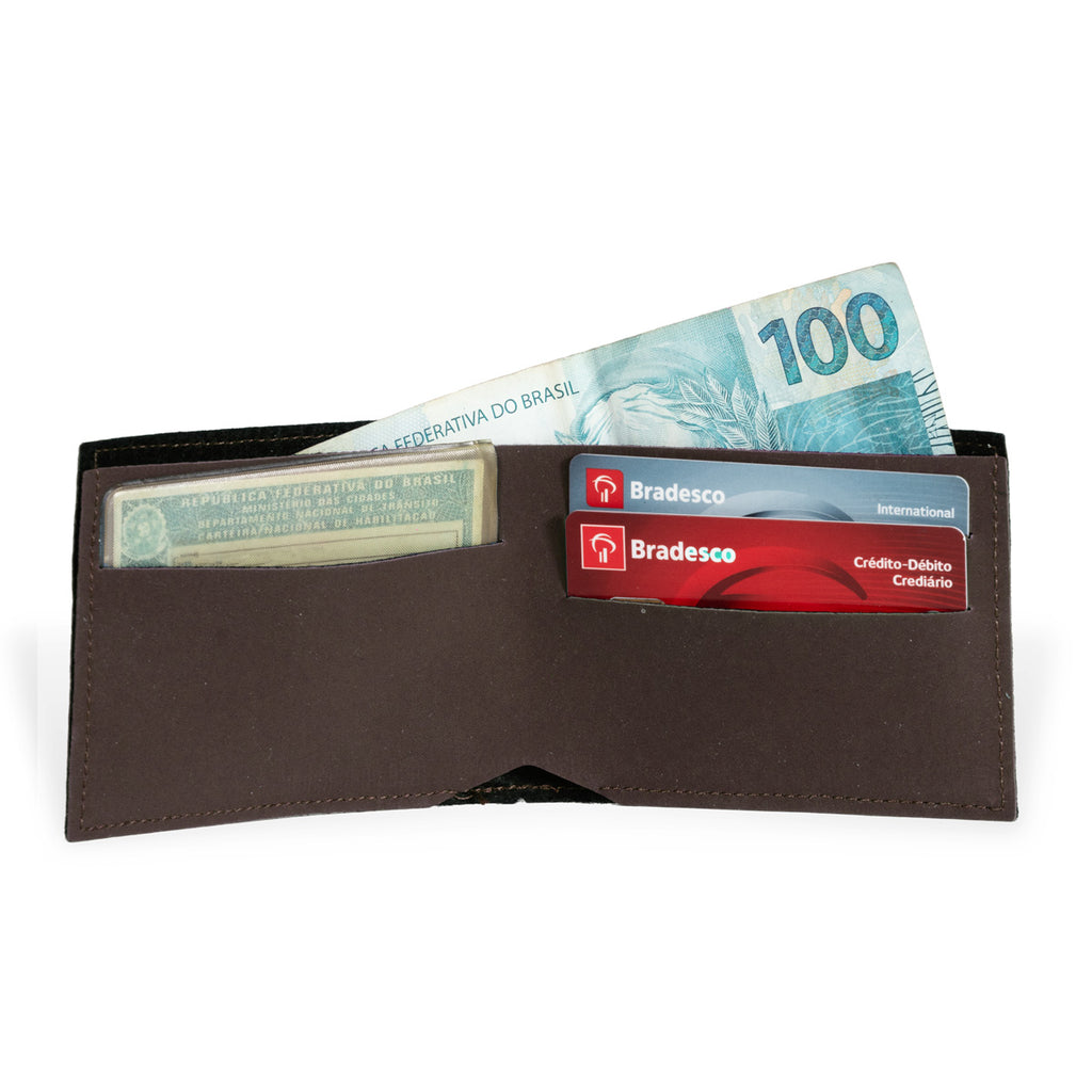 Carteira NOBUCK CAFÉ
