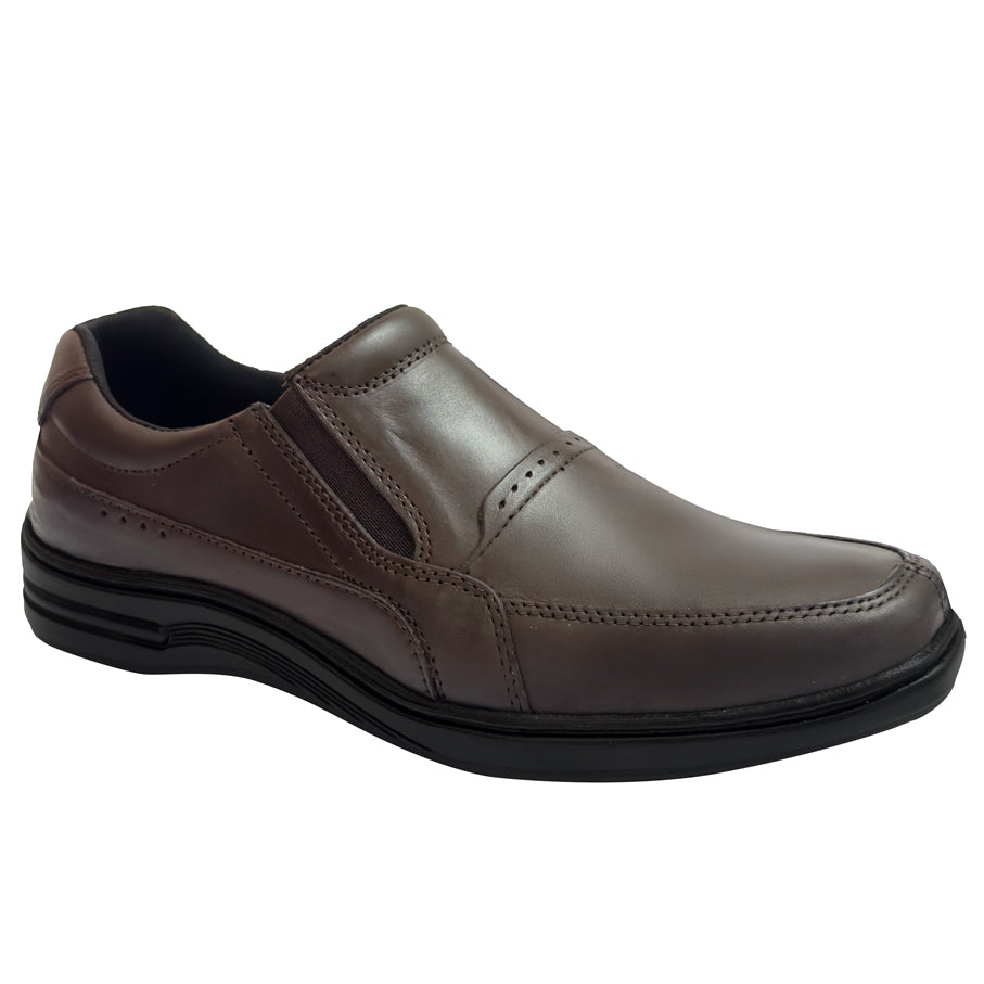 Sapato Social Couro Comfort 5010 COURO CAFE