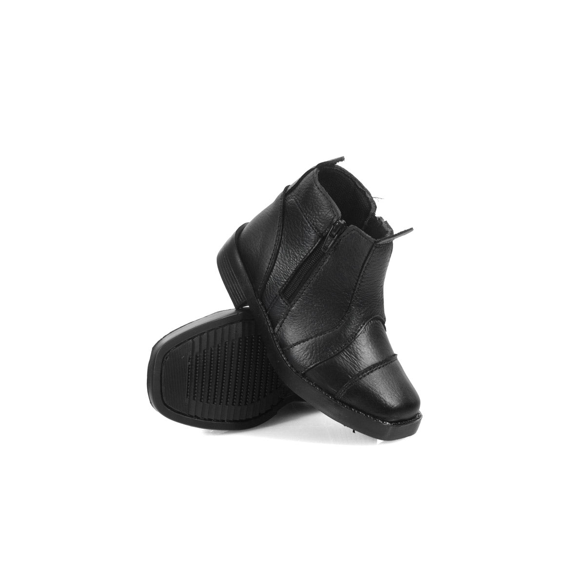 Botina Infantil 13030 COURO PRETO