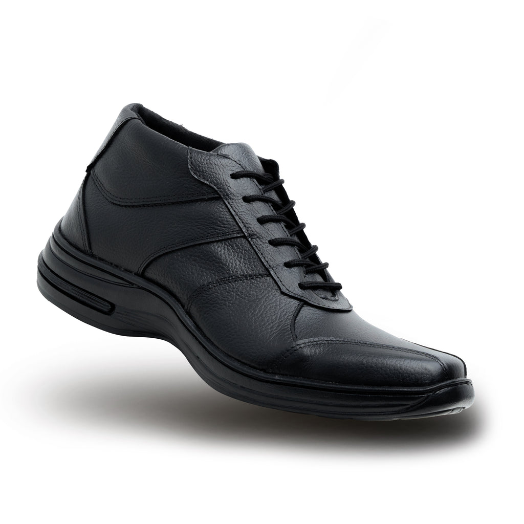 Sapato Social Couro Comfort 5062 - COURO PRETO