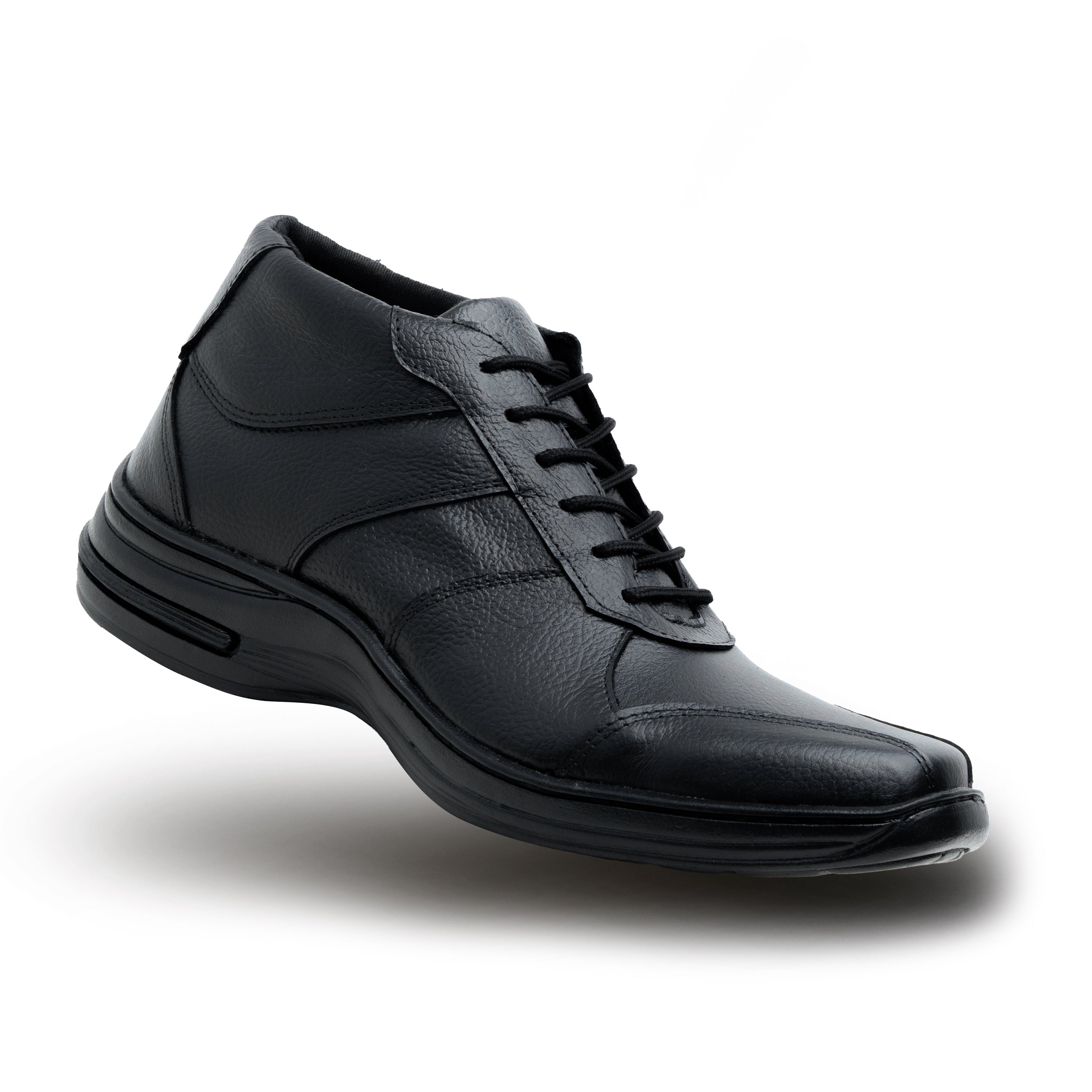 Sapato Social Couro Comfort 5062 - COURO PRETO
