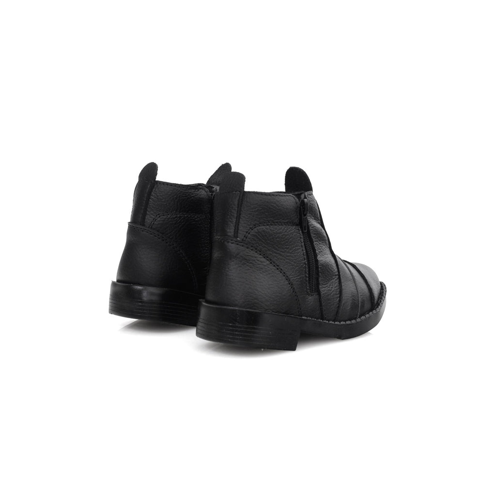 Botina Infantil 13030 COURO PRETO
