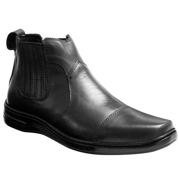 Botina Couro Comfort 7020 COURO PRETO