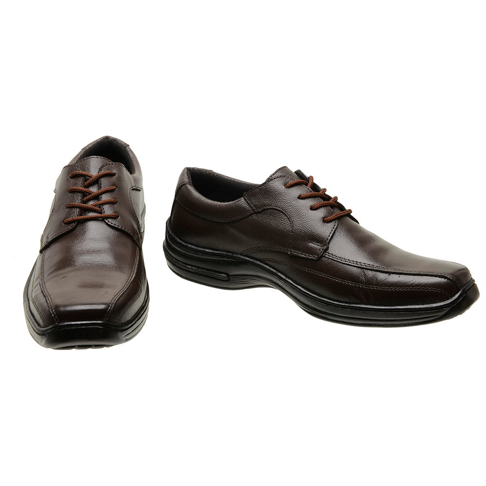 Sapato Social Couro Comfort 5020 COURO CAFE