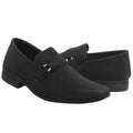 Sapato Social Sintético 1103 NOBUCK PRETO