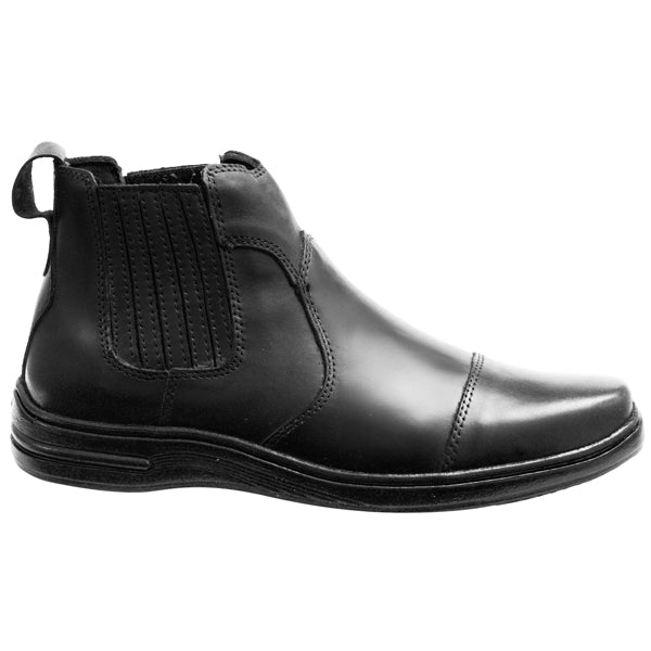 Botina Couro Comfort 7020 COURO PRETO