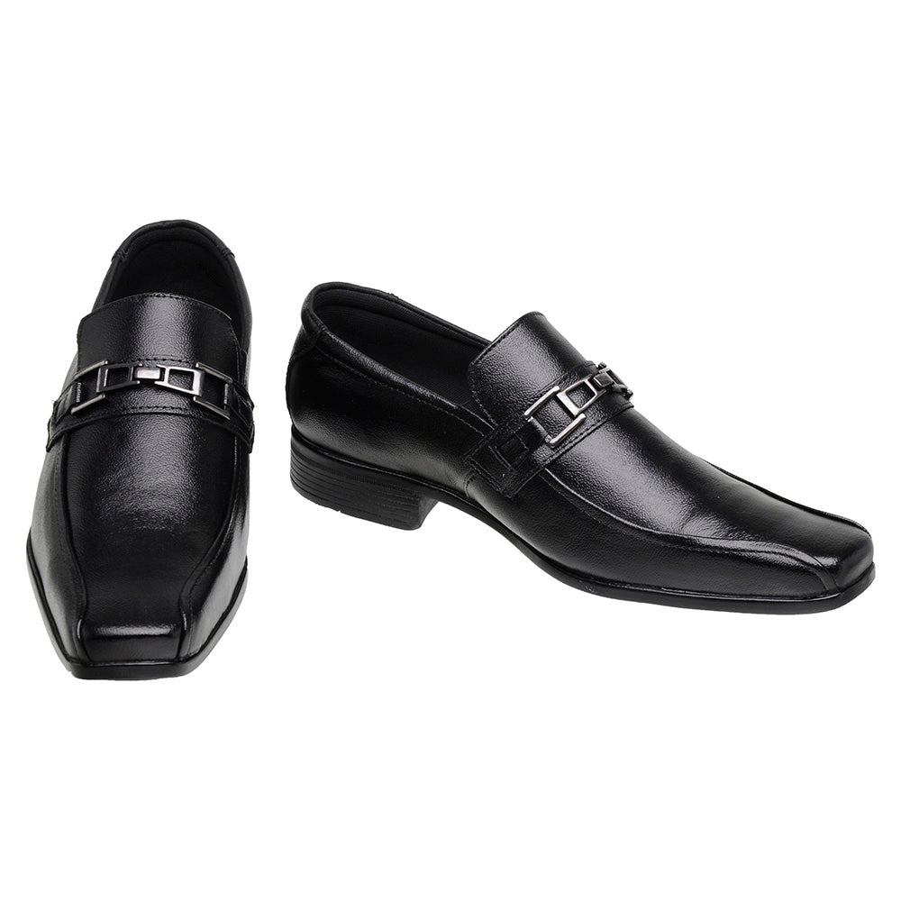 Sapato Social Couro Clássico 3031 COURO PRETO