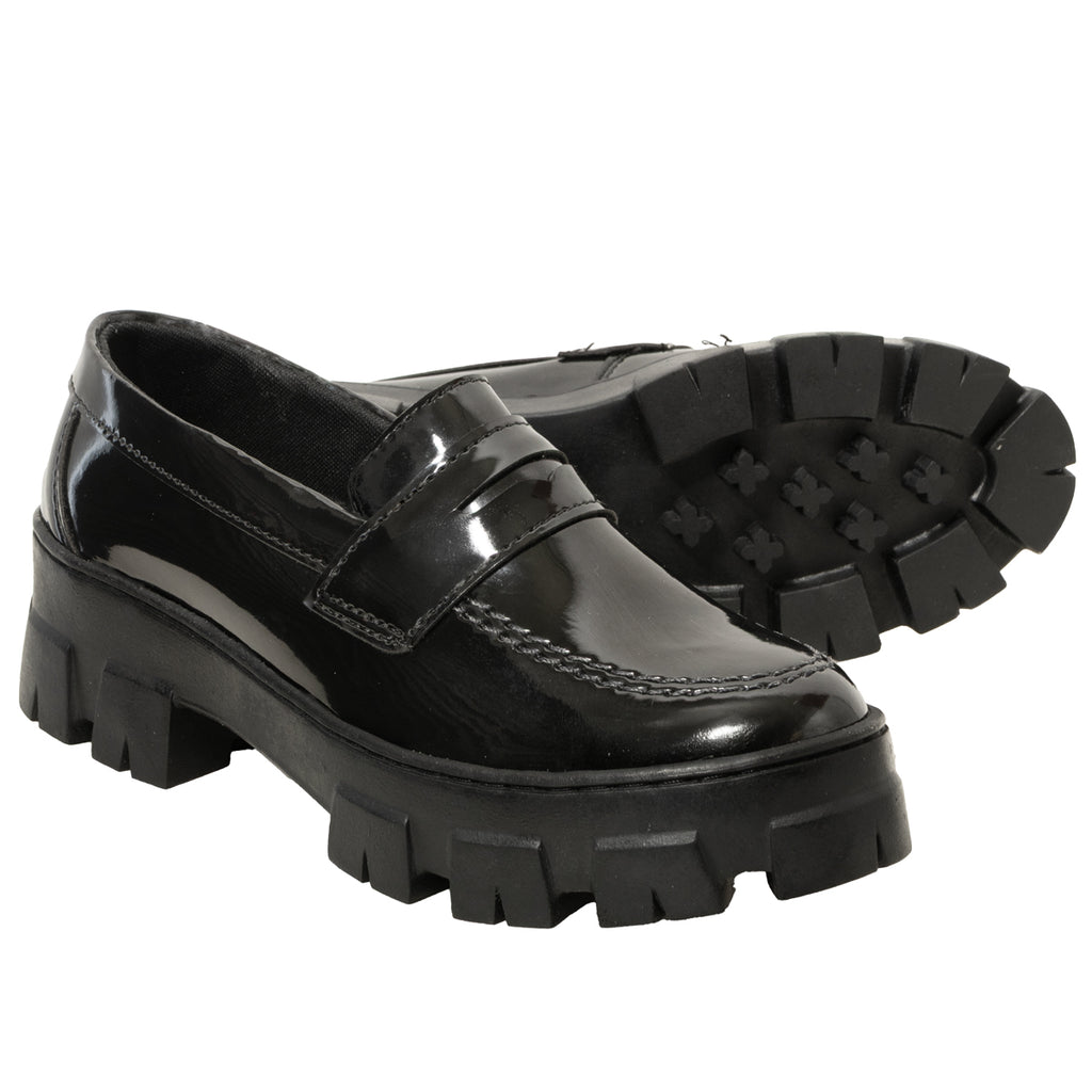 Mocassim Feminino 10023 Verniz Preto
