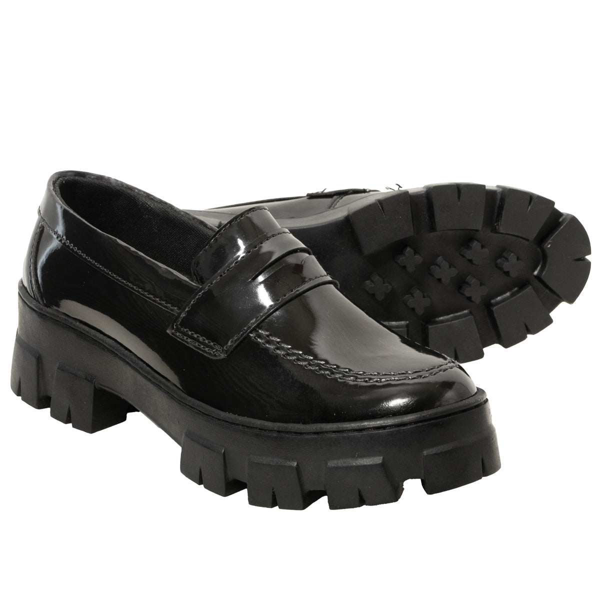 Mocassim Feminino 10023 Verniz Preto