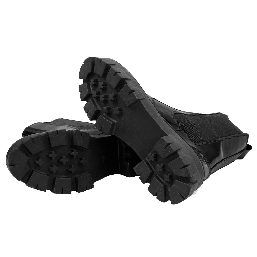 Coturno Tratorado 11020 Verniz Preto