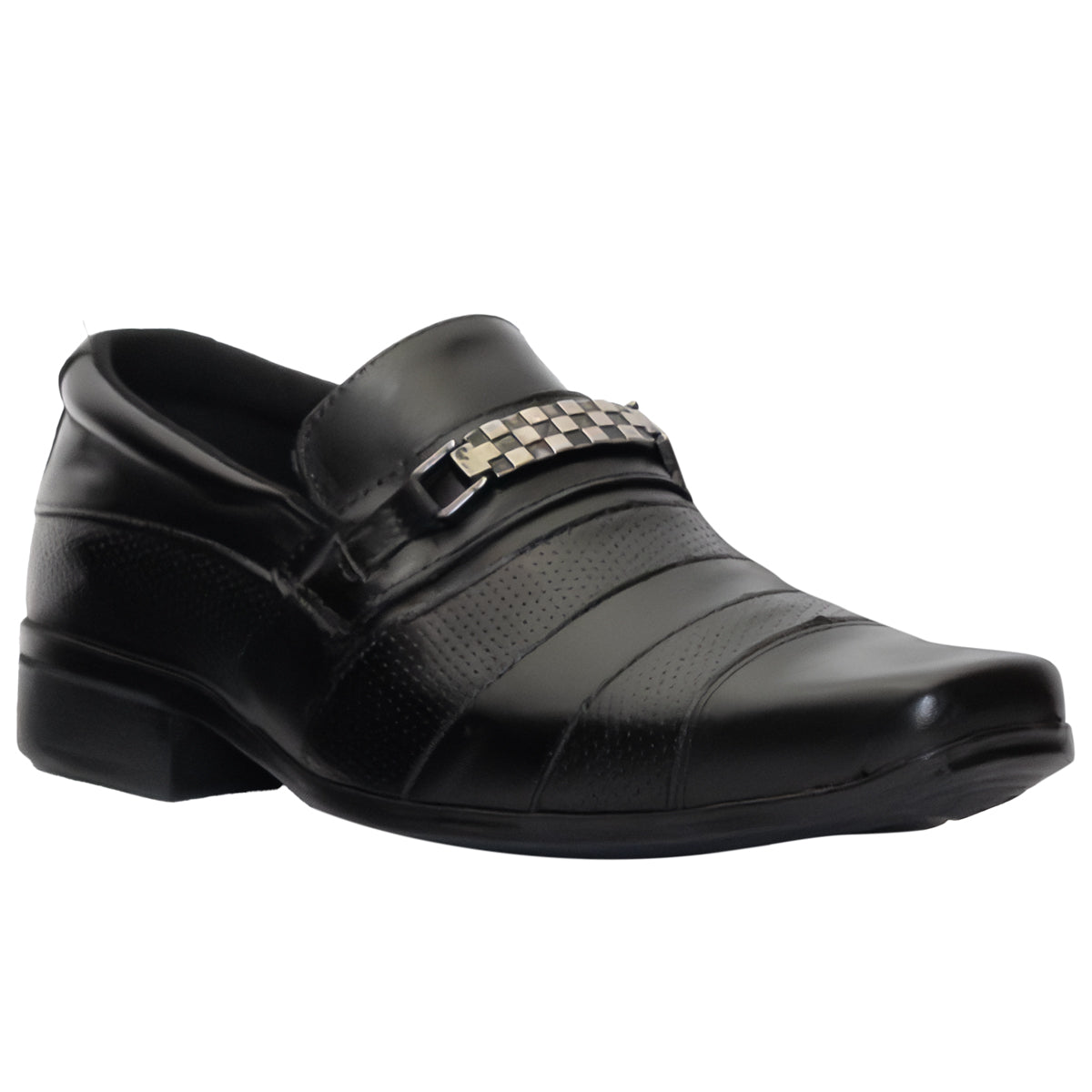 Sapato Social Couro Clássico 3041 COURO PRETO