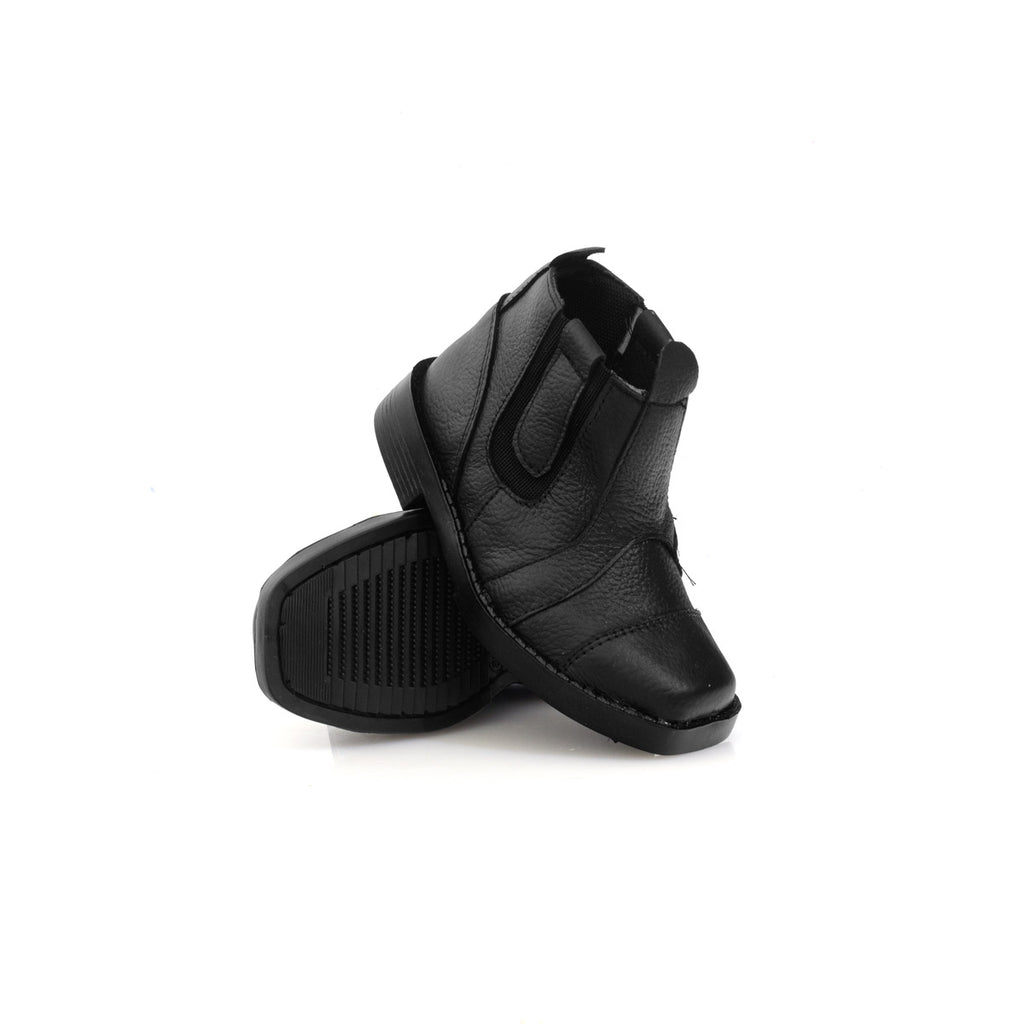 Botina Infantil 13010 COURO PRETO