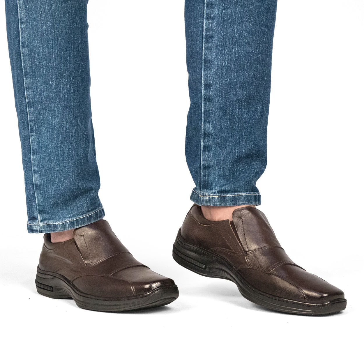 Sapato Social Couro Comfort 5080 COURO CAFE